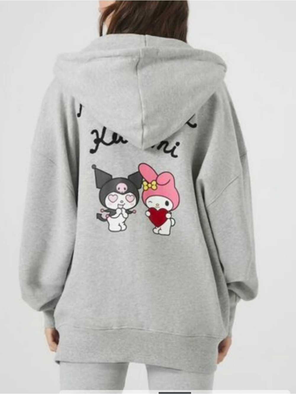 Forever 21 x Sanrio My Melody & Kuromi Zip Hoodie
